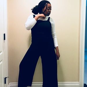 Lg. Black overall jumpsuit